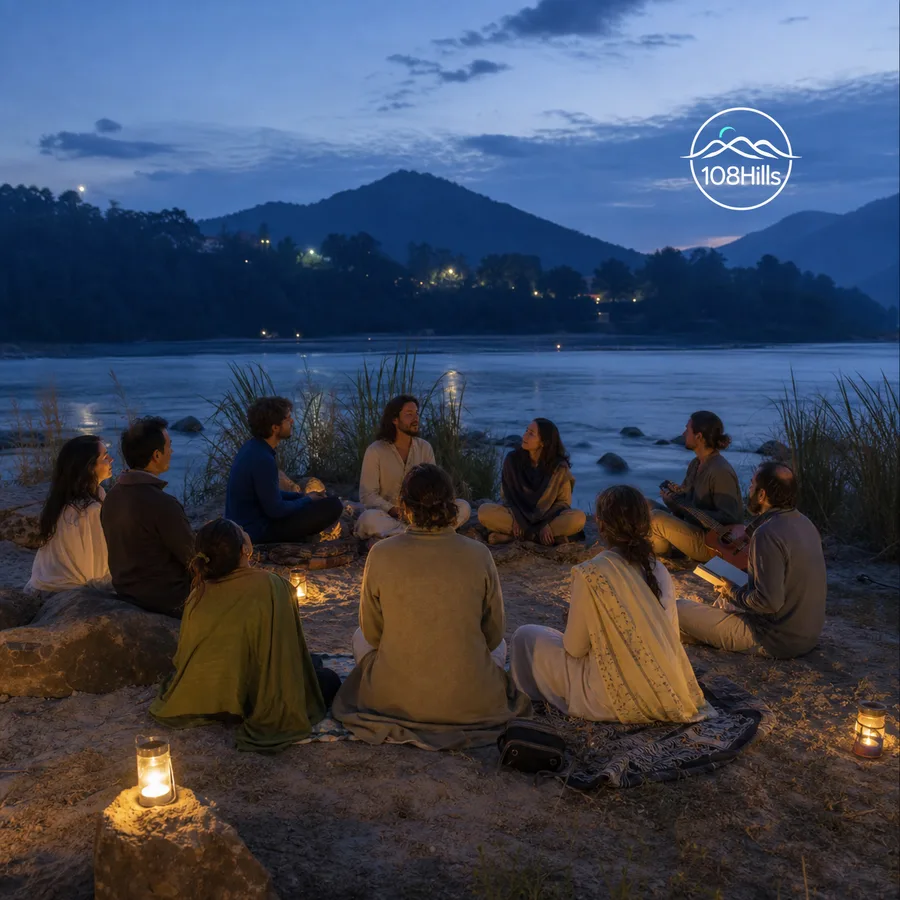 Website-Coverbild des Songs Om Namah Shivaya (Sweet Acoustic Mantra) von 108 Hills
